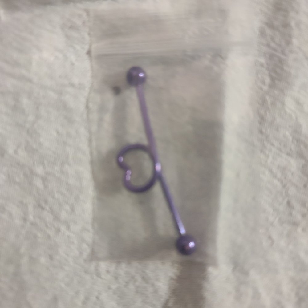 14 Gauge 316L /surgical Steel Industrial Piercing